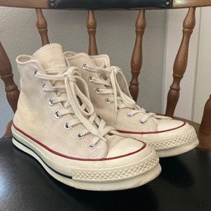 Converse Chuck 70 Vintage Canvas Womens' 7.5 Mens' 5.5 Ivory/Egret/Cream